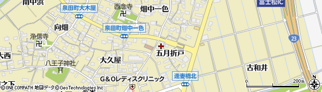 愛知県刈谷市泉田町五月折戸83周辺の地図