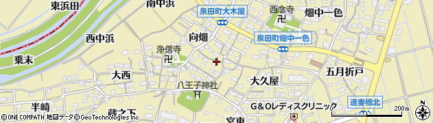 愛知県刈谷市泉田町向畑26周辺の地図