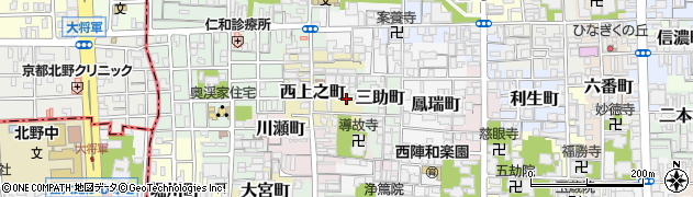 京都府京都市上京区三助町280周辺の地図