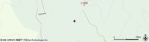 愛知県豊田市小松野町（向田）周辺の地図