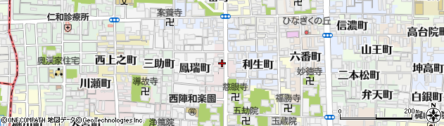 京都府京都市上京区三番町267周辺の地図