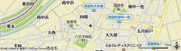 愛知県刈谷市泉田町向畑22周辺の地図