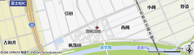 愛知県刈谷市今川町帆落田14周辺の地図