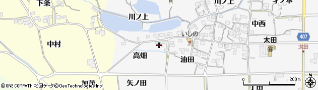 京都府亀岡市稗田野町太田高畑5周辺の地図