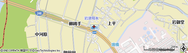 愛知県岡崎市細川町上平79周辺の地図
