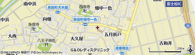愛知県刈谷市泉田町五月折戸105周辺の地図