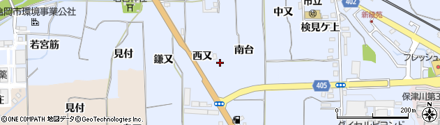 京都府亀岡市大井町並河（西又）周辺の地図