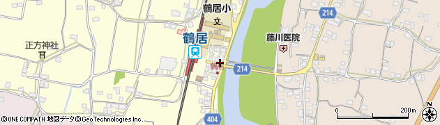鶴居駅前周辺の地図