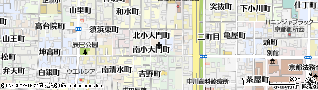 京都府京都市上京区北小大門町559周辺の地図