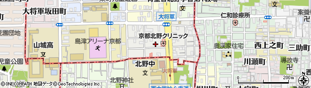 京都府京都市北区大将軍東鷹司町83周辺の地図