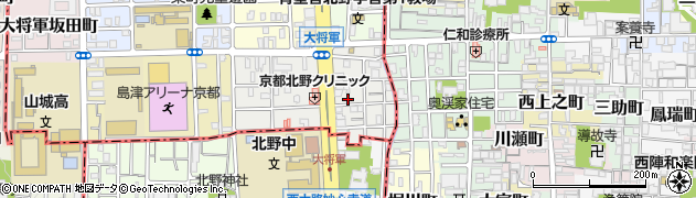 京都府京都市北区大将軍東鷹司町163周辺の地図
