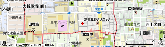 京都府京都市北区大将軍東鷹司町35周辺の地図