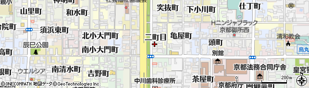 京都府京都市上京区二町目30周辺の地図