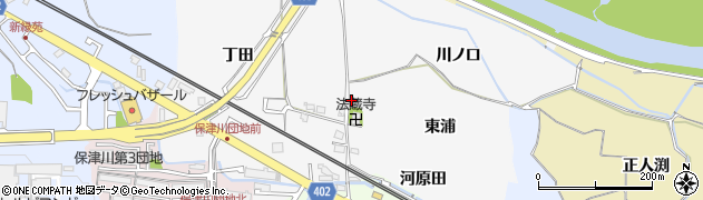 京都府亀岡市宇津根町（東浦）周辺の地図