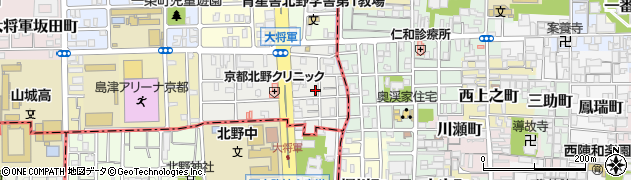 京都府京都市北区大将軍東鷹司町171周辺の地図