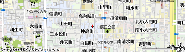 京都府京都市上京区亀木町周辺の地図