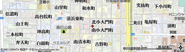 京都府京都市上京区藤五郎町598周辺の地図