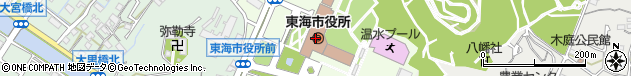 愛知県東海市周辺の地図