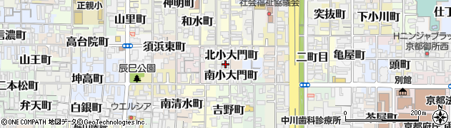 京都府京都市上京区北小大門町557周辺の地図