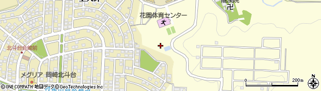 愛知県岡崎市桑原町（大沢）周辺の地図