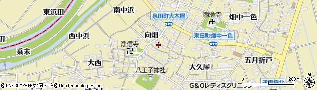 愛知県刈谷市泉田町向畑53周辺の地図