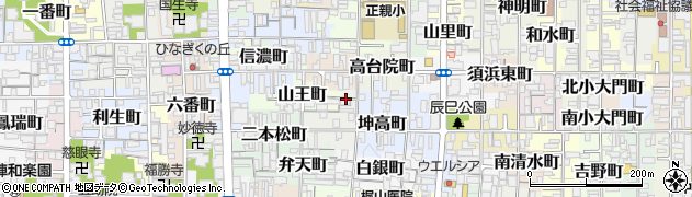 京都府京都市上京区長谷町周辺の地図