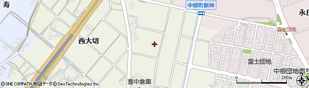 愛知県豊田市花園町東大切周辺の地図