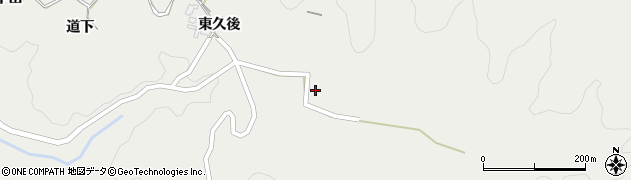 愛知県岡崎市渡通津町（日影田）周辺の地図