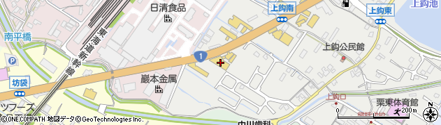 日産プリンス滋賀栗東店周辺の地図