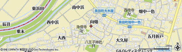 愛知県刈谷市泉田町向畑108周辺の地図