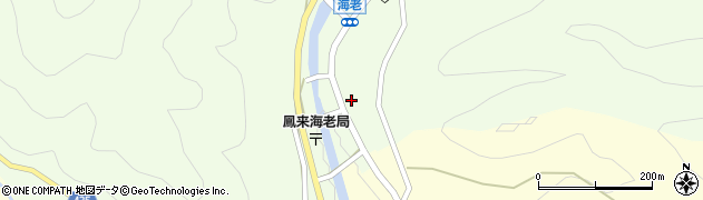 愛知県新城市海老（南貝津）周辺の地図