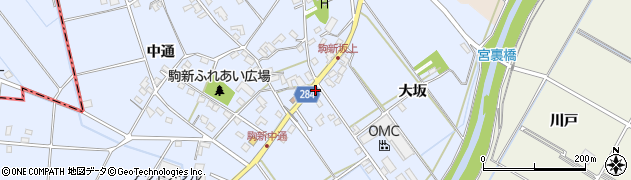 愛知県豊田市駒新町不毛17周辺の地図