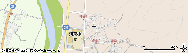 兵庫県宍粟市山崎町神谷273周辺の地図