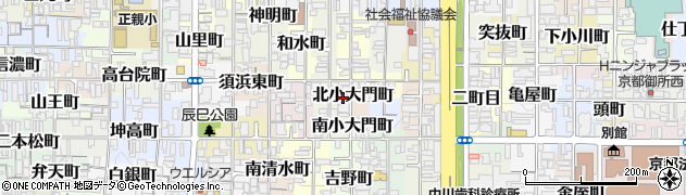 京都府京都市上京区北小大門町552周辺の地図