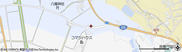 京都府亀岡市本梅町中野（東水築）周辺の地図
