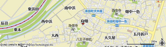 愛知県刈谷市泉田町向畑107周辺の地図
