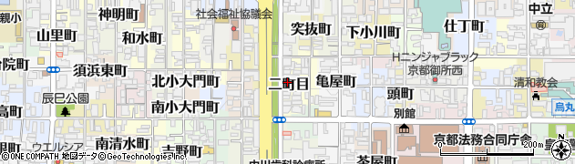 京都府京都市上京区二町目27周辺の地図