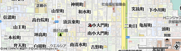 京都府京都市上京区藤五郎町周辺の地図
