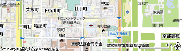 京都府京都市上京区東長者町536周辺の地図