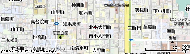 京都府京都市上京区藤五郎町589周辺の地図