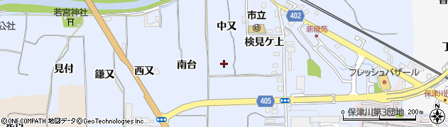 京都府亀岡市大井町並河（中又）周辺の地図