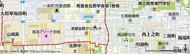 京都府京都市北区大将軍東鷹司町147周辺の地図