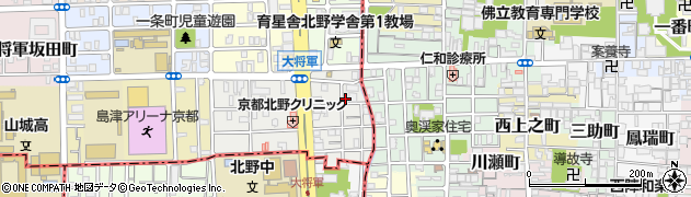 京都府京都市北区大将軍東鷹司町140周辺の地図
