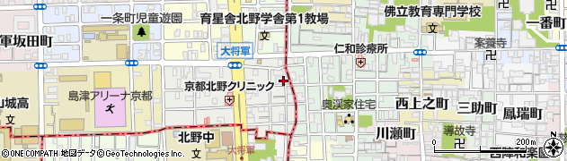 京都府京都市北区大将軍東鷹司町138周辺の地図