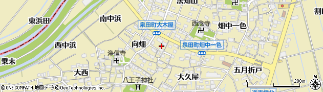 愛知県刈谷市泉田町向畑15周辺の地図