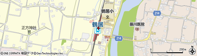 鶴居駅周辺の地図