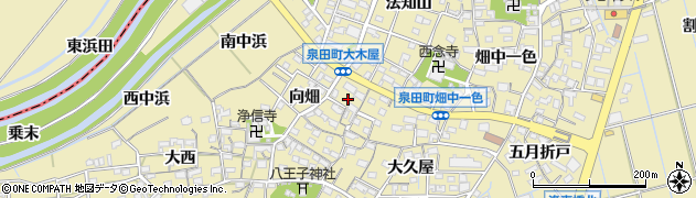 愛知県刈谷市泉田町向畑13周辺の地図