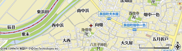 愛知県刈谷市泉田町向畑111周辺の地図