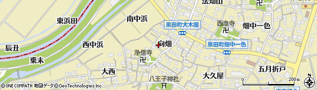 愛知県刈谷市泉田町向畑96周辺の地図