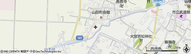 山田町会館周辺の地図